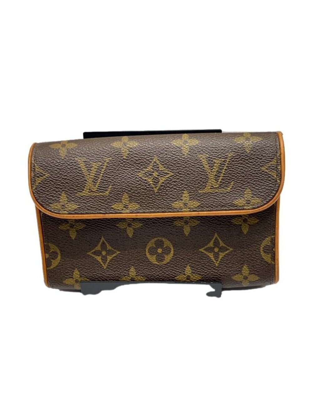 LOUIS VUITTON Pochette Florentine Monogram Canvas Brown